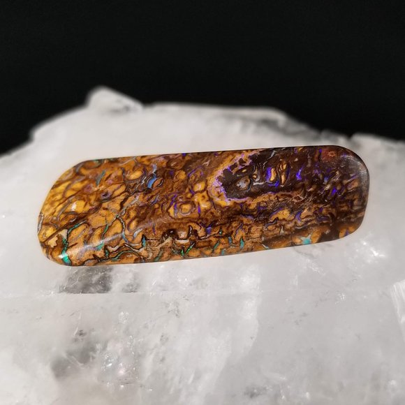 Australian Koroit Opal * boulder opal cab 35.47 x 16.04 x 10.80mm * LKO145L5 - Picture 3 of 13